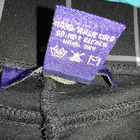 Lark + Grey windowpane check bootcut pants Sz L pull on style zipper detail - Picture 8 of 8